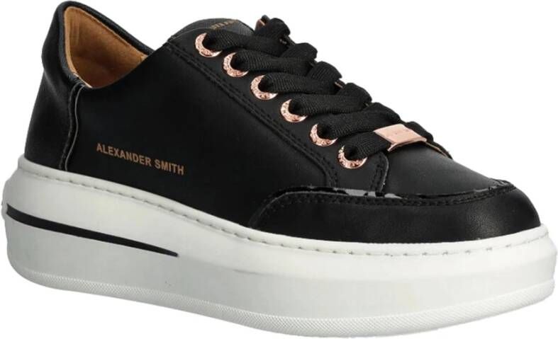 Alexander Smith Zwarte Donna Lancaster Sneakers Black Dames