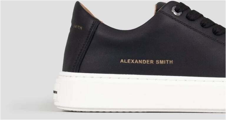 Alexander Smith Zwarte Londen Man Sneakers Black Heren