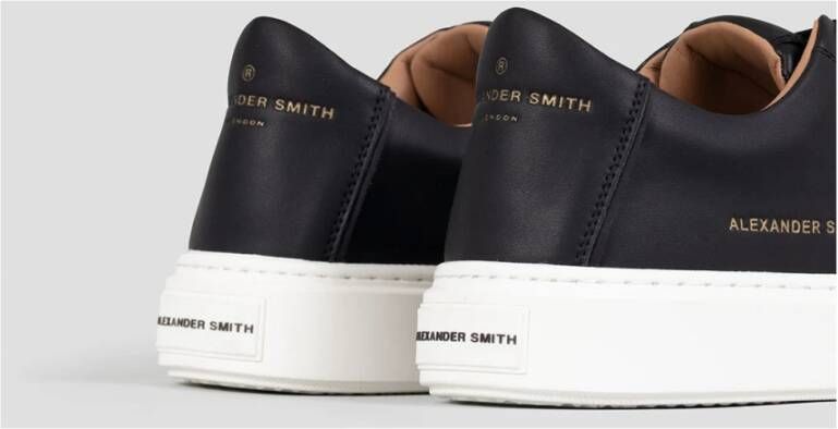 Alexander Smith Zwarte Londen Man Sneakers Black Heren