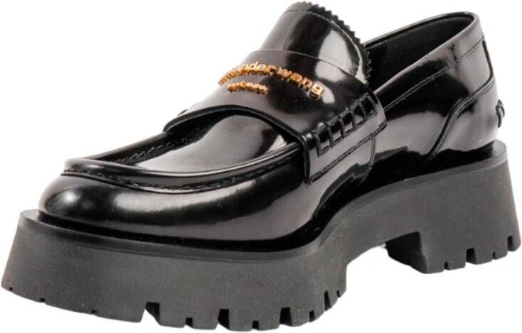 alexander wang Amandel Teen Leren Loafers Black Dames