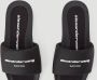 Alexander wang Slippers met logo Black Dames - Thumbnail 3