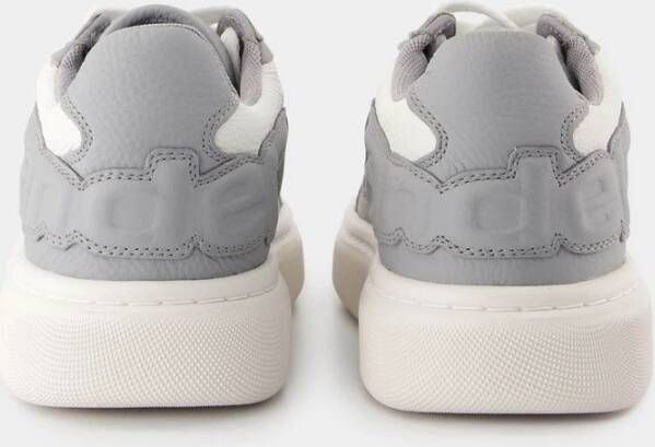 alexander wang Grijze Leren Puff Sneakers Gray Dames