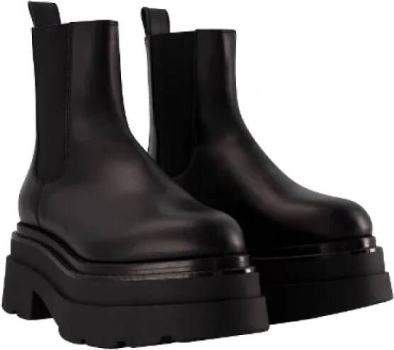 alexander wang Leather boots Black Dames