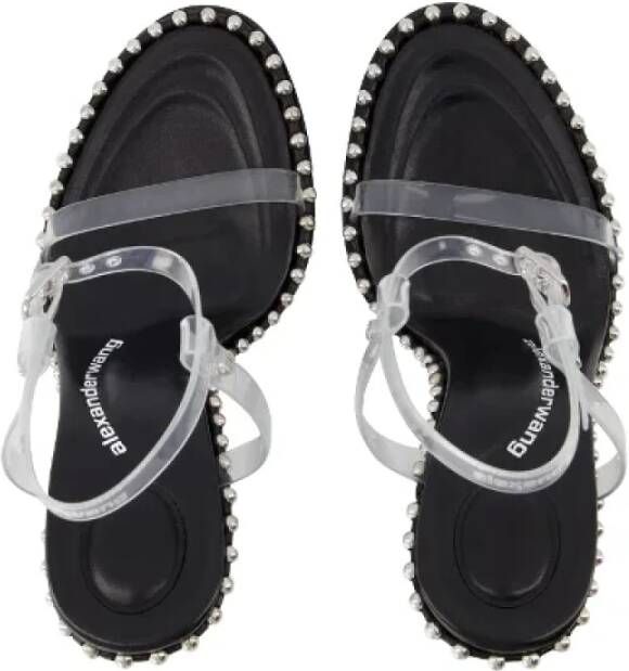 alexander wang Plastic sandals Black Dames