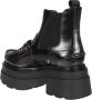 Alexander wang Platform Enkellaarzen Black Dames - Thumbnail 4