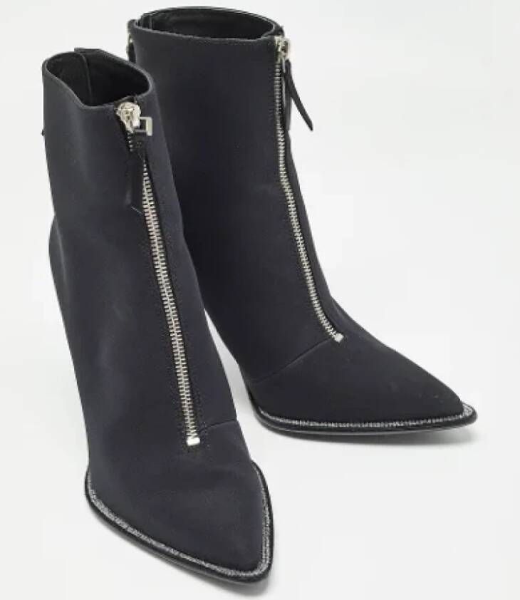 Alexander Wang Pre-owned Canvas boots Black Dames