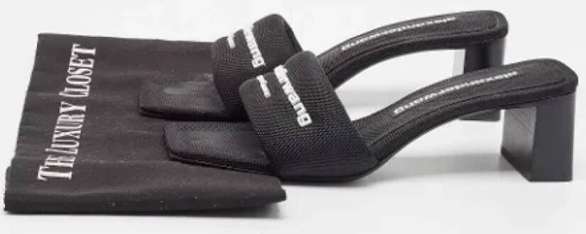 Alexander Wang Pre-owned Canvas sandals Black Dames