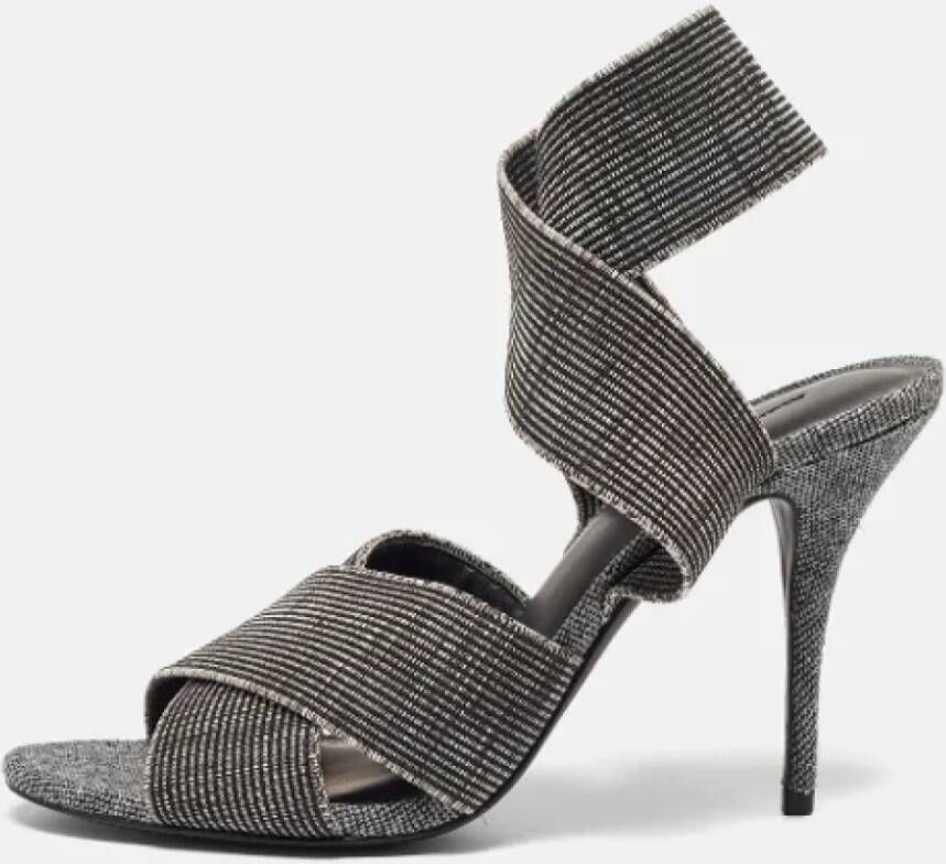 Alexander Wang Pre-owned Canvas sandals Gray Dames