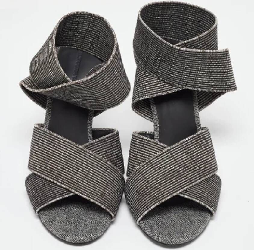 Alexander Wang Pre-owned Canvas sandals Gray Dames