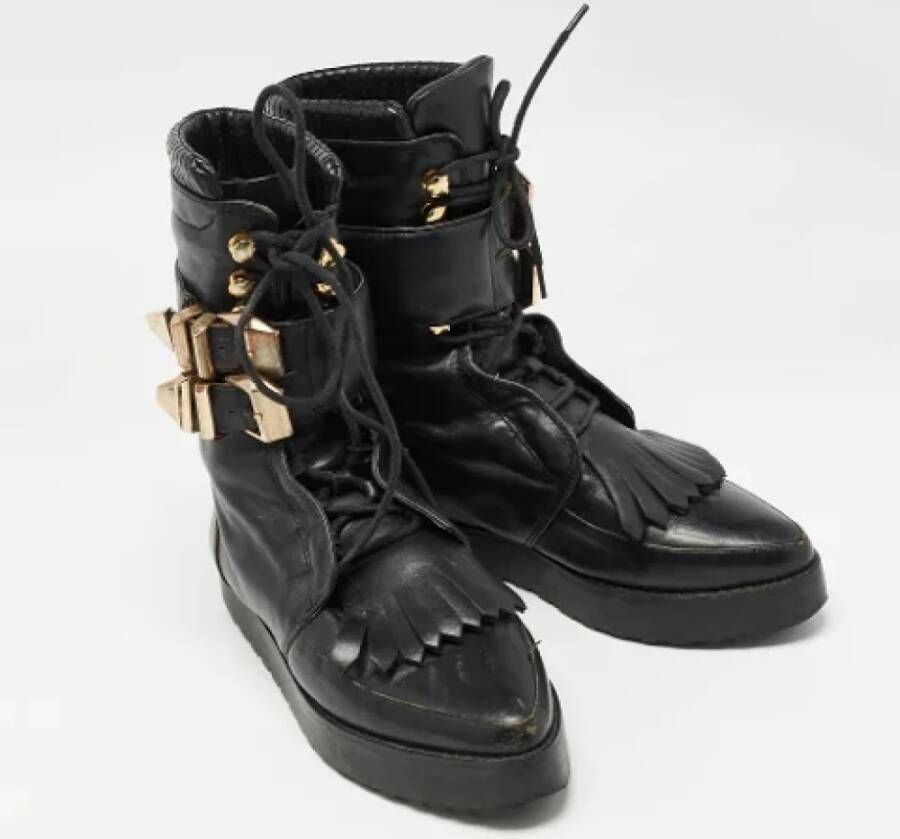 Alexander Wang Pre-owned Leather boots Black Dames