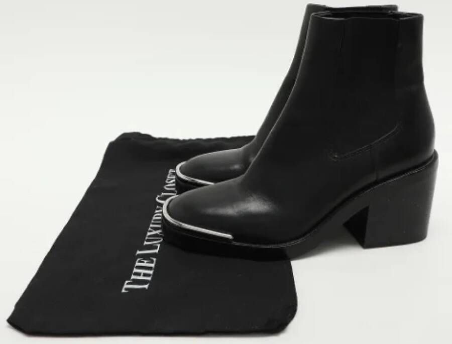 Alexander Wang Pre-owned Leather boots Black Dames