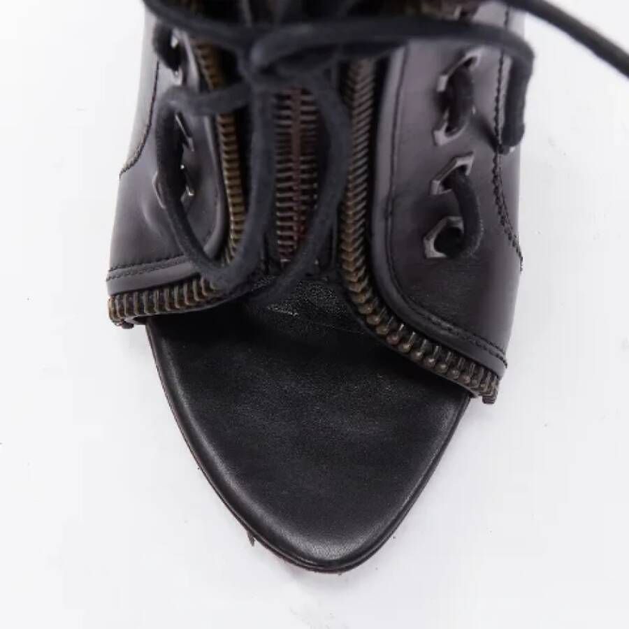 Alexander Wang Pre-owned Leather boots Black Dames