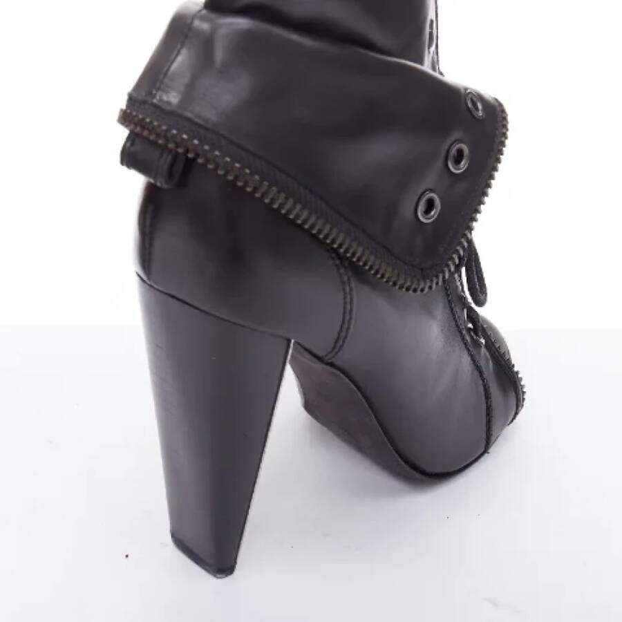 Alexander Wang Pre-owned Leather boots Black Dames