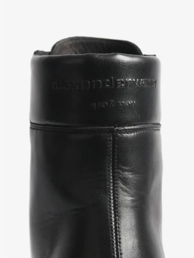 Alexander Wang Pre-owned Leather boots Black Dames