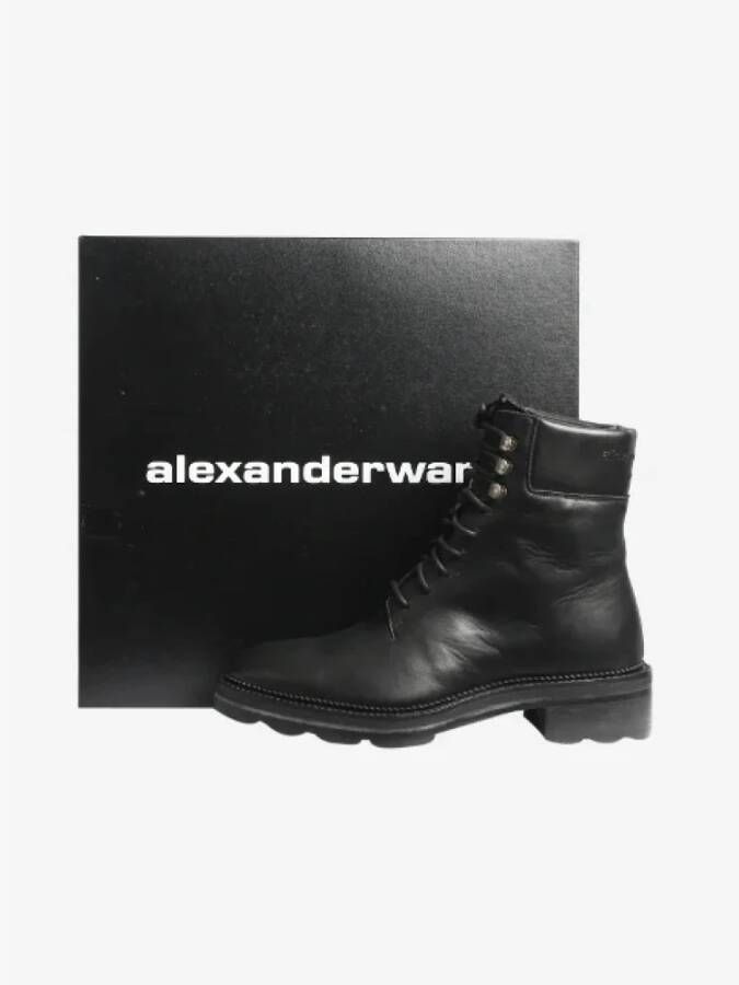 Alexander Wang Pre-owned Leather boots Black Dames