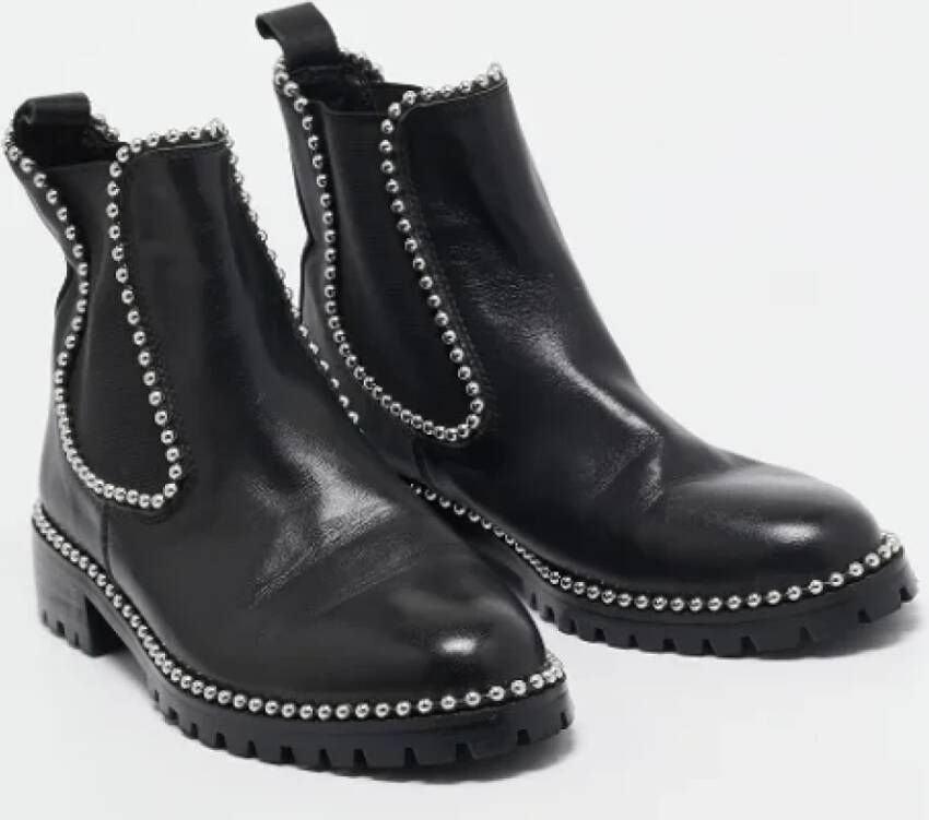 Alexander Wang Pre-owned Leather boots Black Dames