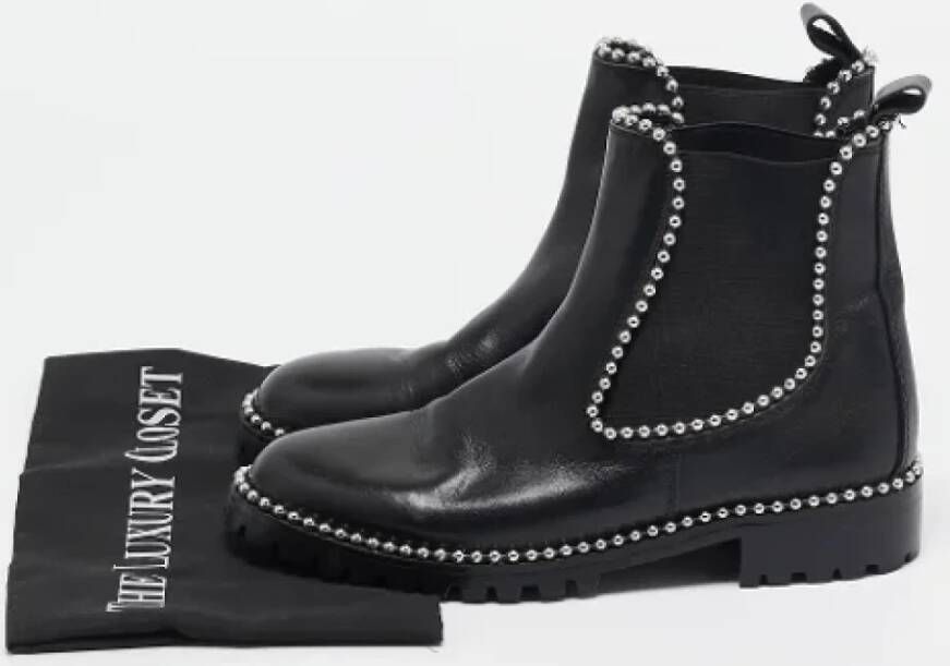 Alexander Wang Pre-owned Leather boots Black Dames