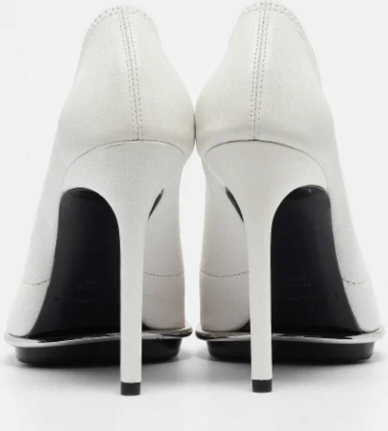 Alexander Wang Pre-owned Leather boots White Dames