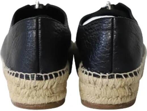 Alexander Wang Pre-owned Leather espadrilles Black Dames