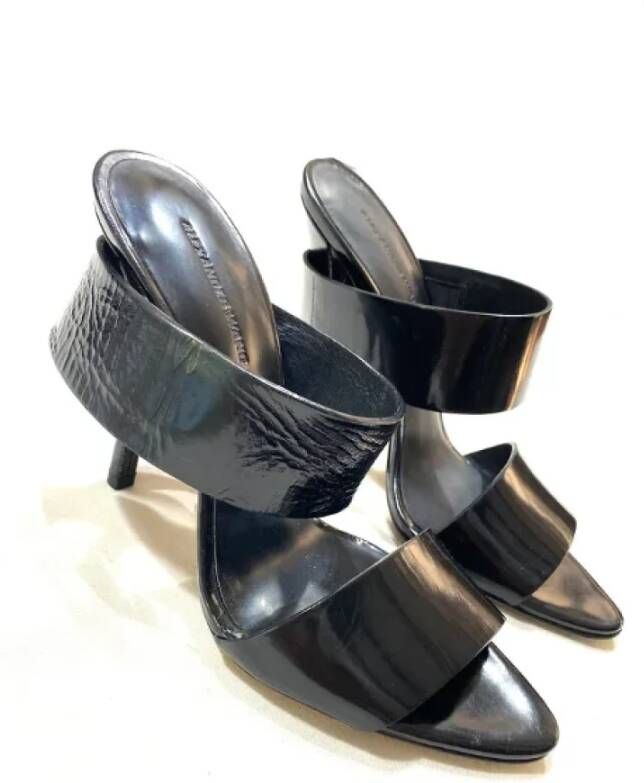 Alexander Wang Pre-owned Leather heels Black Dames