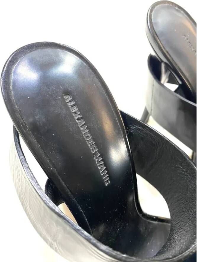 Alexander Wang Pre-owned Leather heels Black Dames