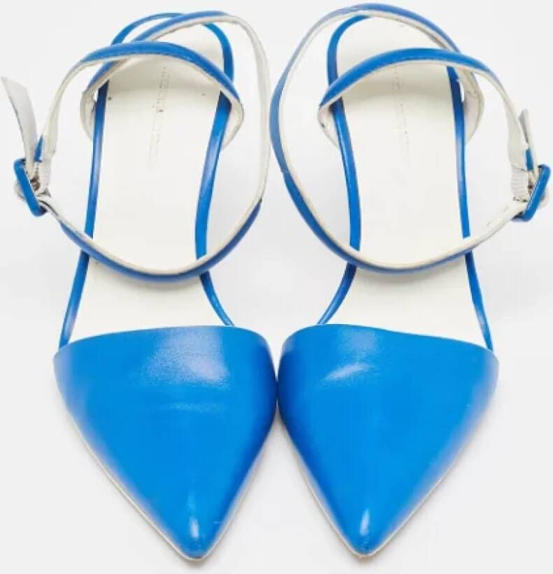 Alexander Wang Pre-owned Leather heels Blue Dames