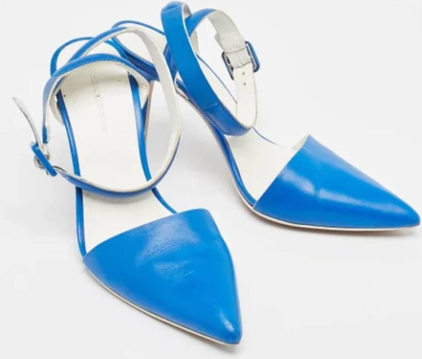 Alexander Wang Pre-owned Leather heels Blue Dames