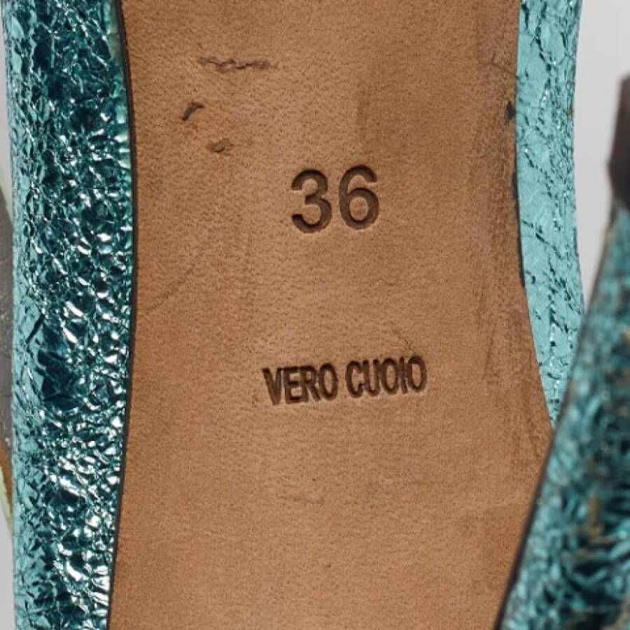 Alexander Wang Pre-owned Leather heels Green Dames