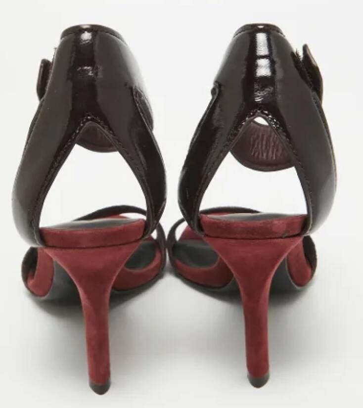 Alexander Wang Pre-owned Leather sandals Red Dames