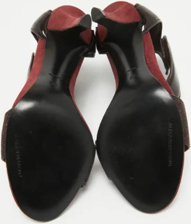 Alexander Wang Pre-owned Leather sandals Red Dames