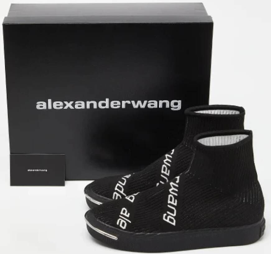 Alexander Wang Pre-owned Leather sneakers Black Dames