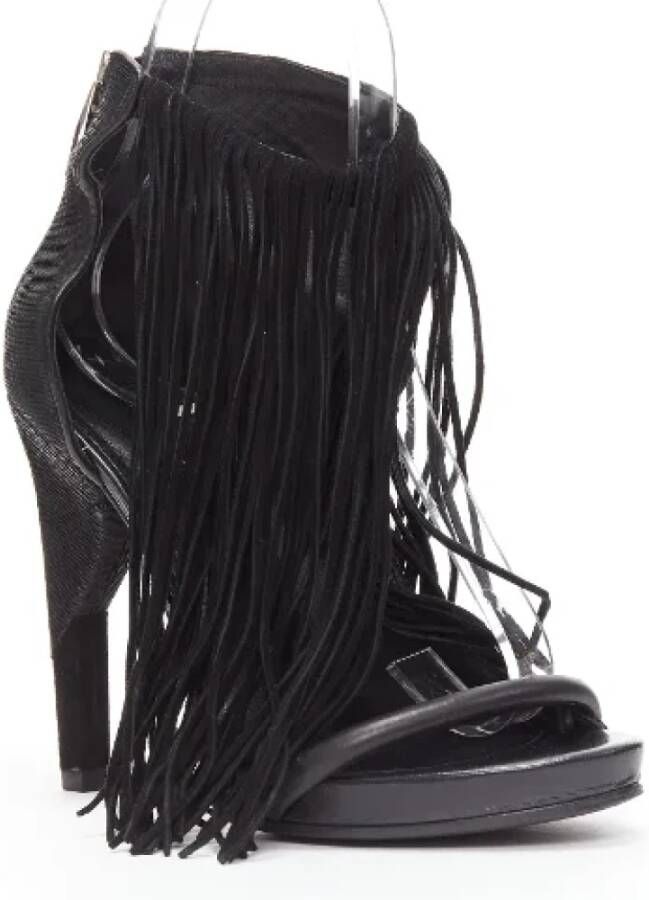 Alexander Wang Pre-owned Suede heels Black Dames