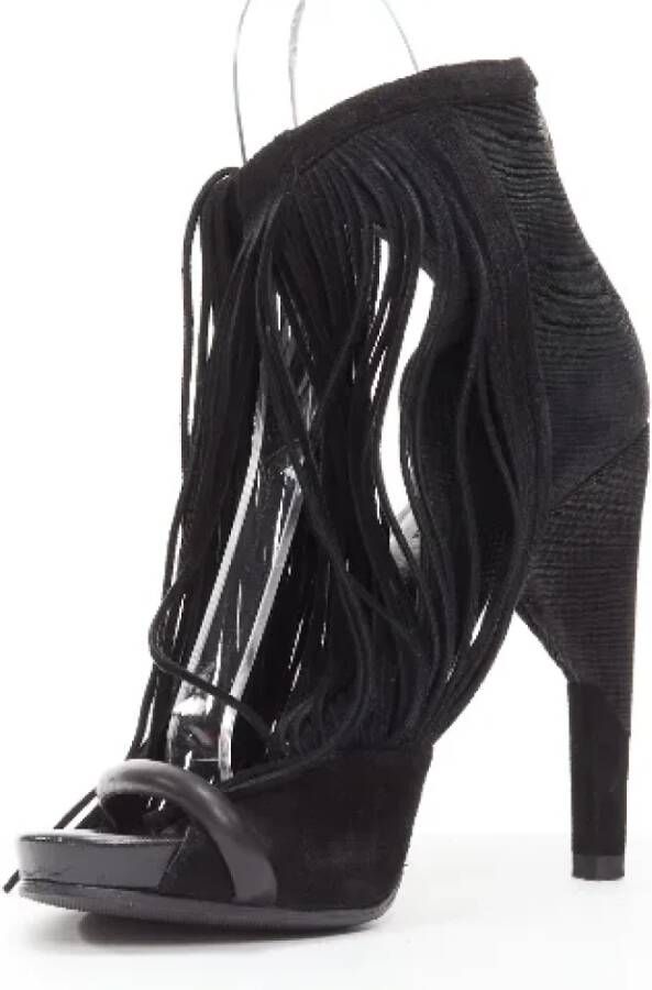 Alexander Wang Pre-owned Suede heels Black Dames