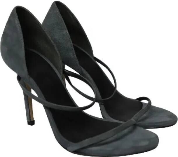 Alexander Wang Pre-owned Suede heels Blue Dames