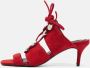 Alexander Wang Pre-owned Suede sandals Red Dames - Thumbnail 2