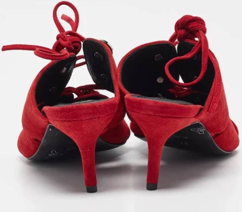 Alexander Wang Pre-owned Suede sandals Red Dames