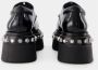 Alexander wang Zwarte leren Derby-schoenen Black Dames - Thumbnail 4