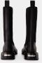 Alexander wang Boots Detroit Sock Boots Leather Black in zwart - Thumbnail 4