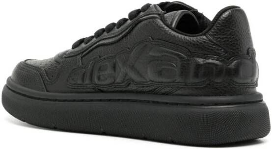 alexander wang Zwarte leren sneaker met geperforeerde neus Black Heren