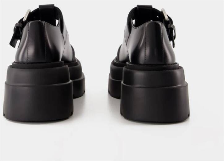 alexander wang Zwarte Platform Mary Jane Loafers Black Dames