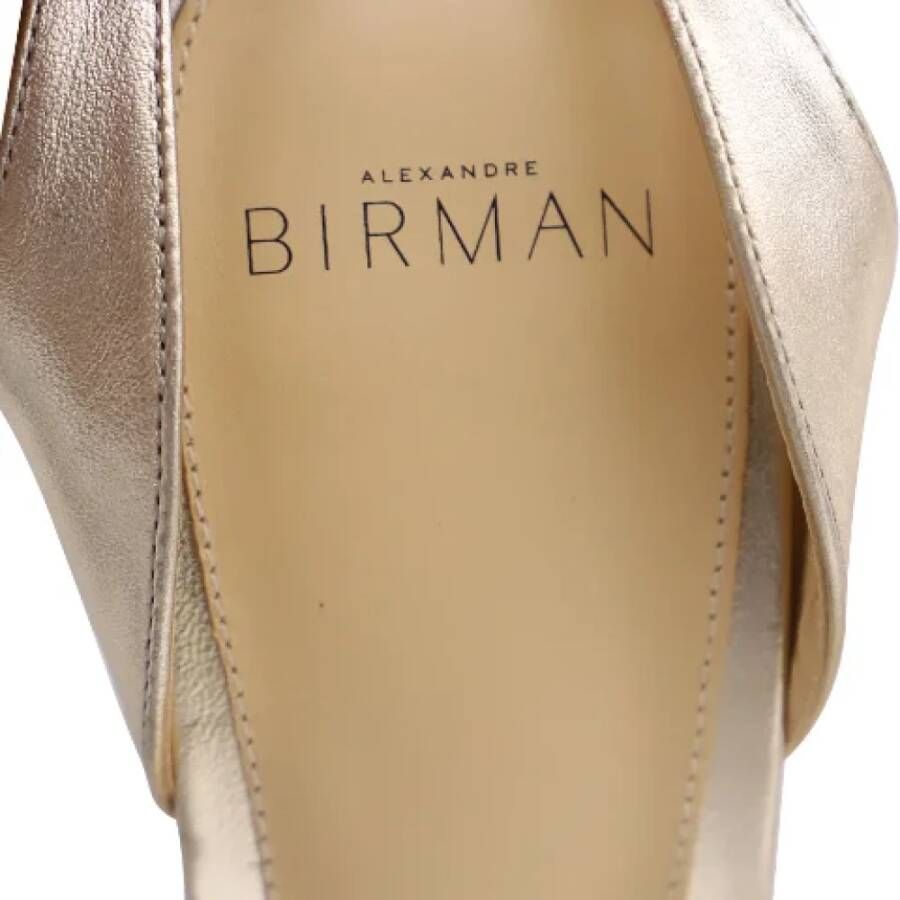 Alexandre Birman Leather sandals Beige Dames