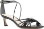 Alexandre Birman Nappa Kiss Leren Sandalen Black Dames - Thumbnail 2