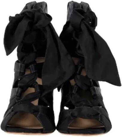 Alexandre Birman Pre-owned Fabric boots Black Dames