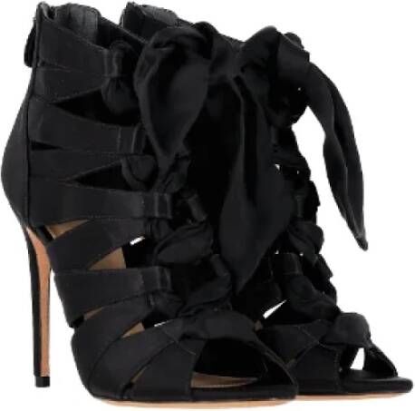 Alexandre Birman Pre-owned Fabric boots Black Dames