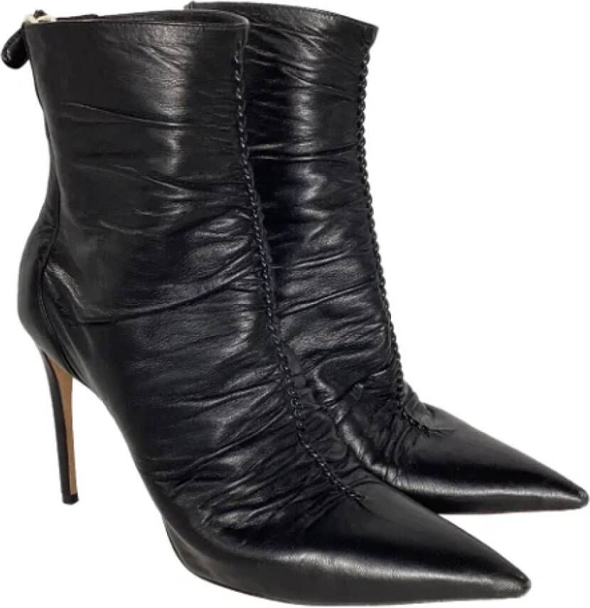 Alexandre Birman Pre-owned Leather boots Black Dames