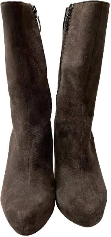 Alexandre Birman Pre-owned Leather boots Brown Dames