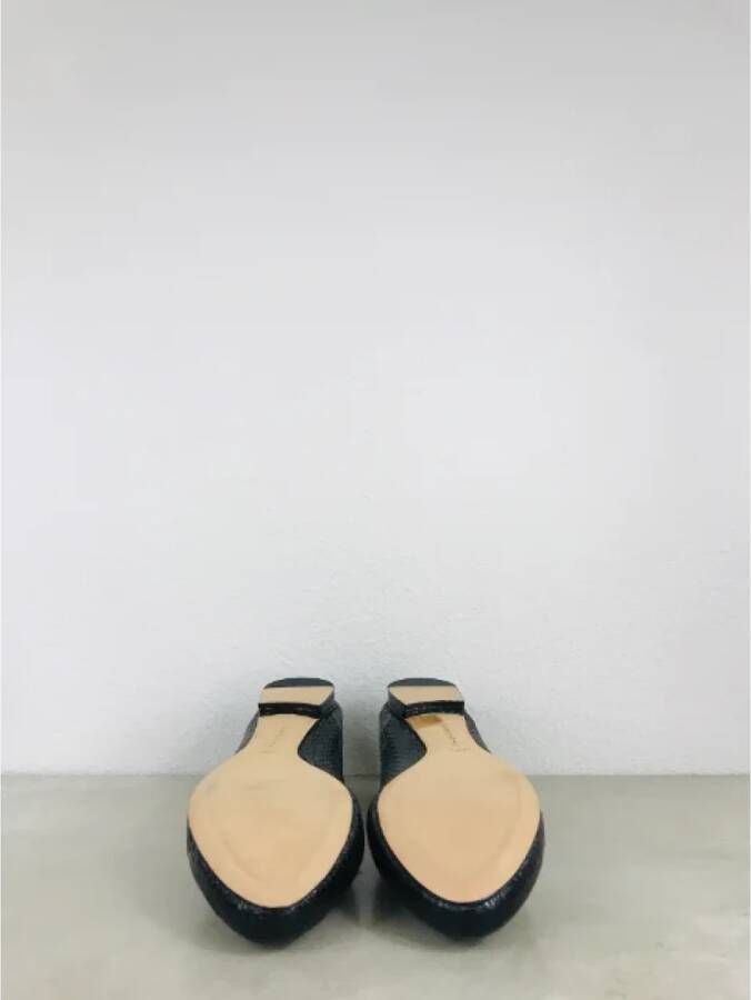 Alexandre Birman Pre-owned Leather flats Black Dames