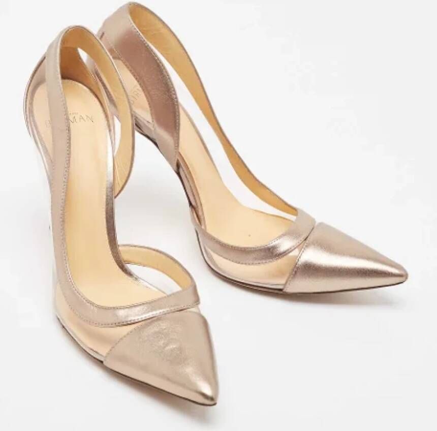 Alexandre Birman Pre-owned Leather heels Beige Dames