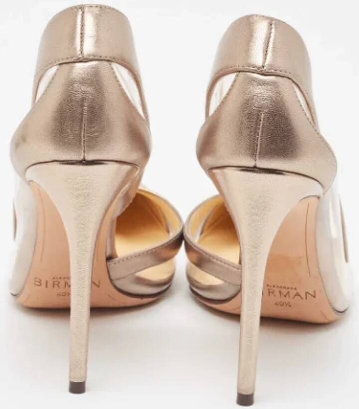 Alexandre Birman Pre-owned Leather heels Beige Dames