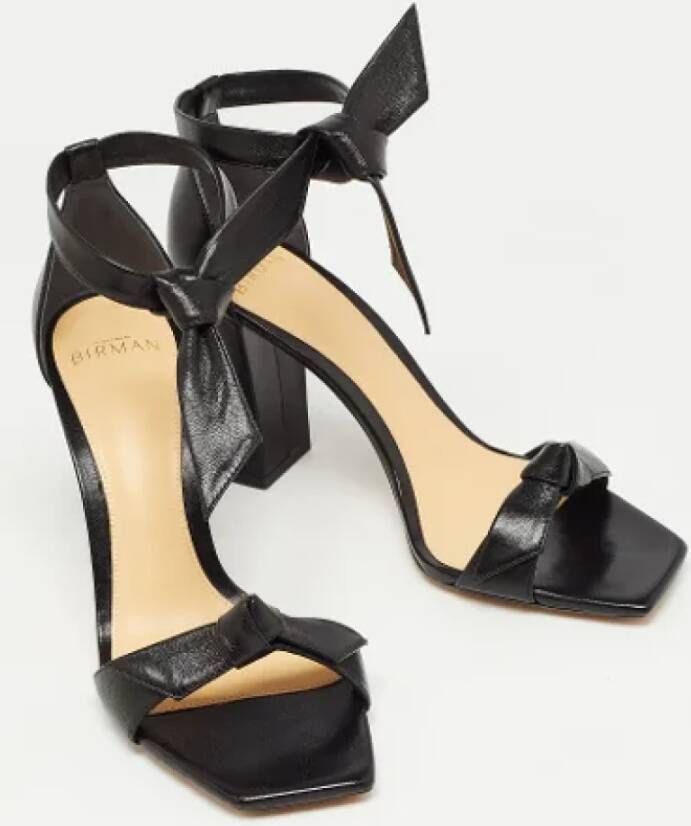 Alexandre Birman Pre-owned Leather sandals Black Dames